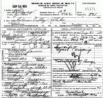 Death Certificate of Stokes, Colman Ashley