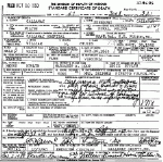 Death Certificate of Stultz, William M. Death Certificate of Stultz, William M.