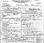 Death Certificate of Tureman, James Henry