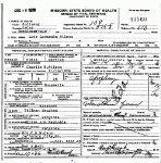 Death Certificate of Wilson, Lucy Lamamia Vaughan
