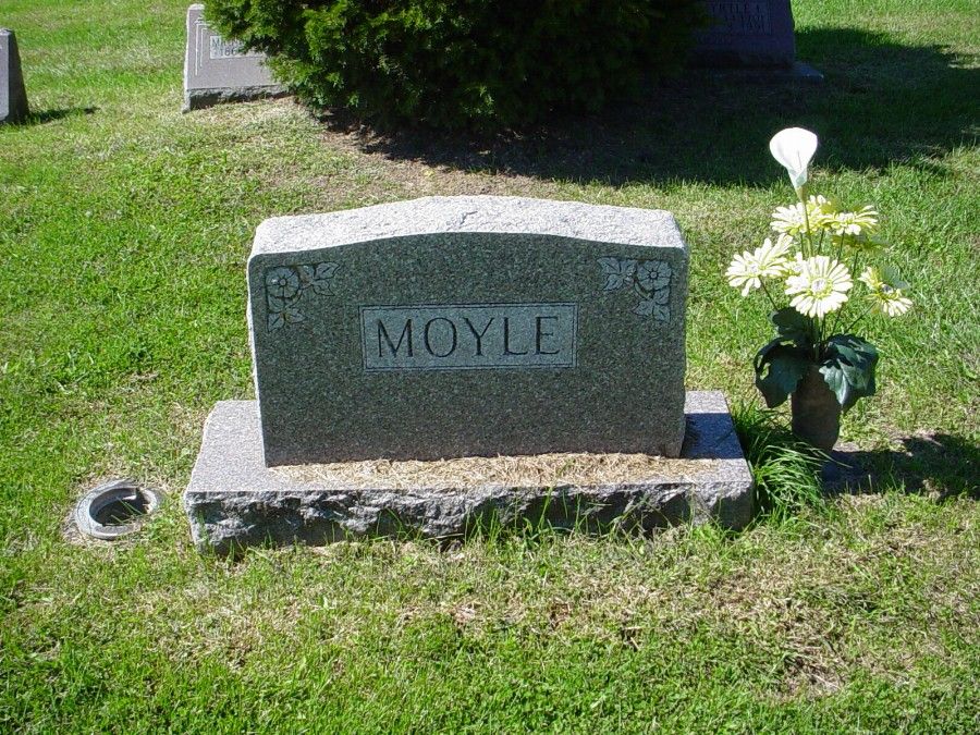  Moyle family Headstone Photo, Auxvasse Cemetery, Callaway County genealogy