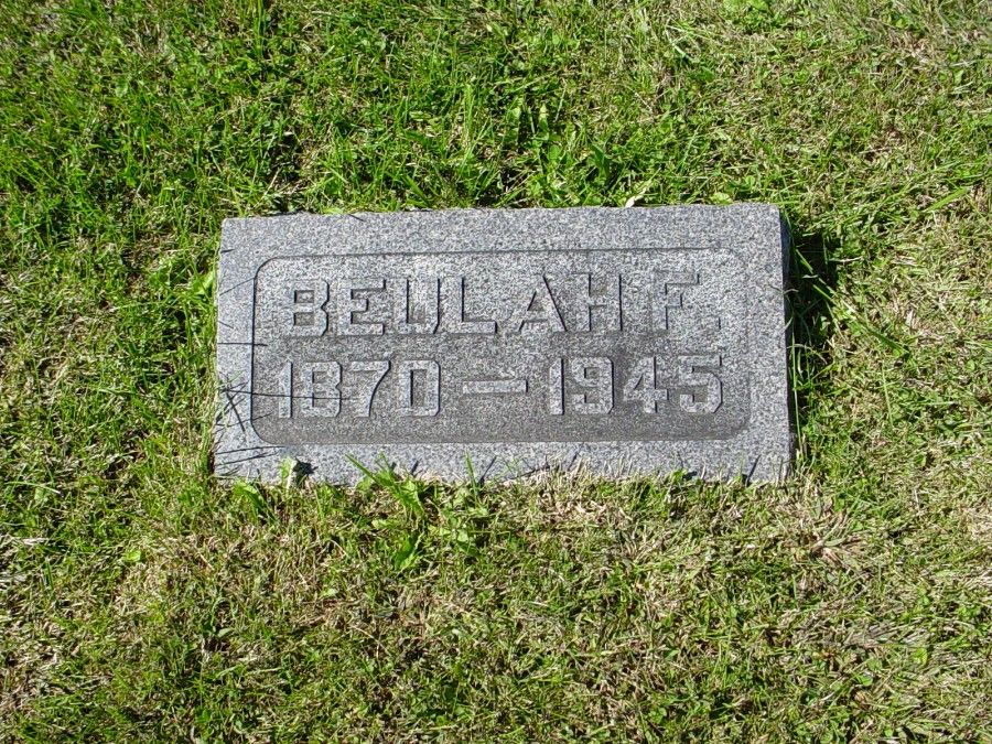  Beulah Fox Halley Headstone Photo, Auxvasse Cemetery, Callaway County genealogy