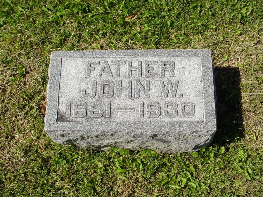  John William Boles Headstone Photo, Auxvasse Cemetery, Callaway County genealogy