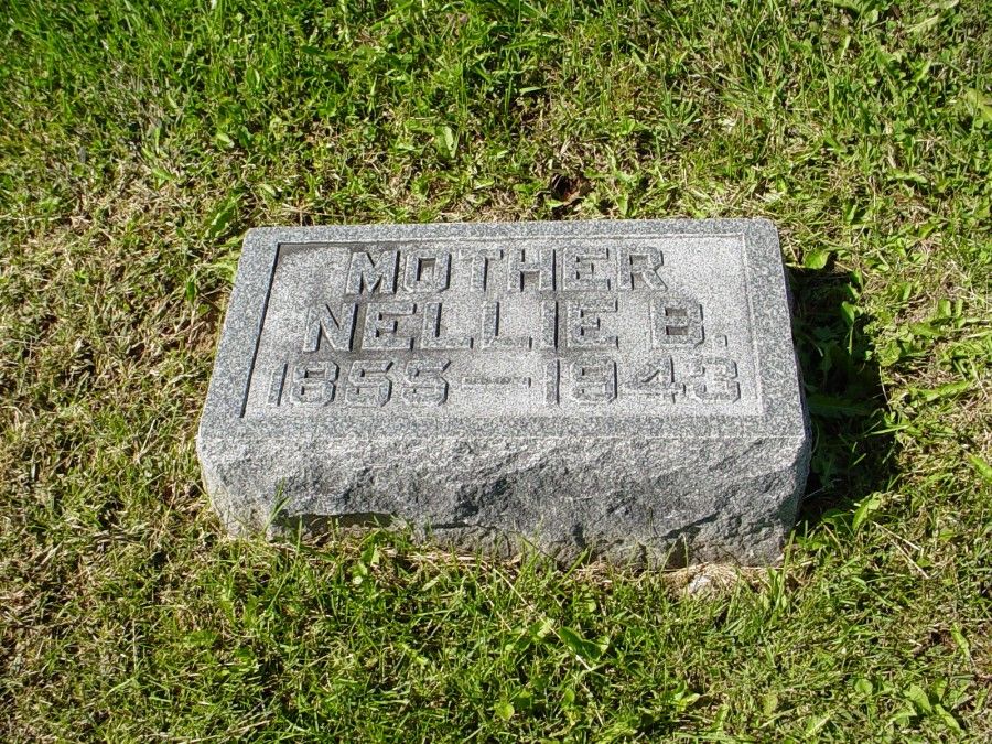  Nellie Boulware Boles Headstone Photo, Auxvasse Cemetery, Callaway County genealogy
