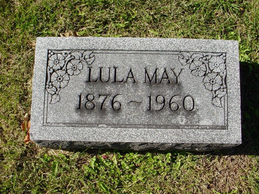  Lula May Huddleston Headstone Photo, Auxvasse Cemetery, Callaway County genealogy
