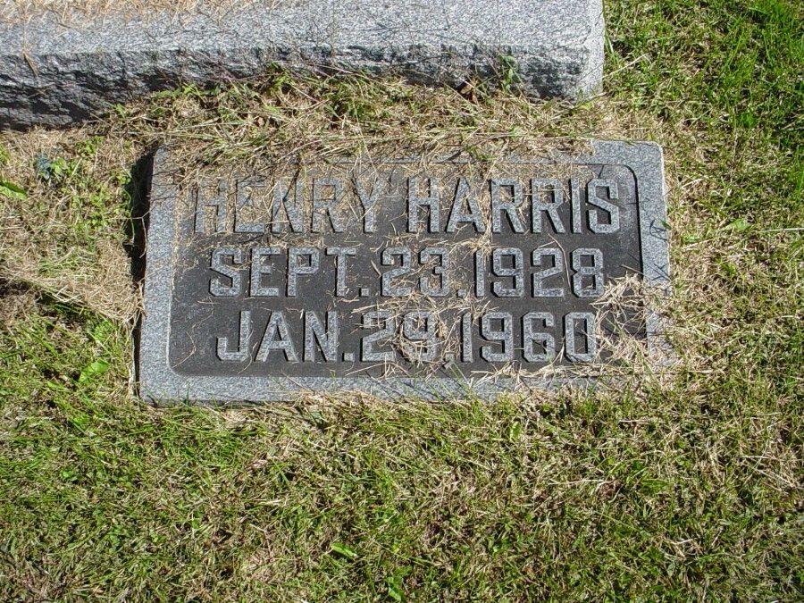  Henry Harris Watson Headstone Photo, Auxvasse Cemetery, Callaway County genealogy
