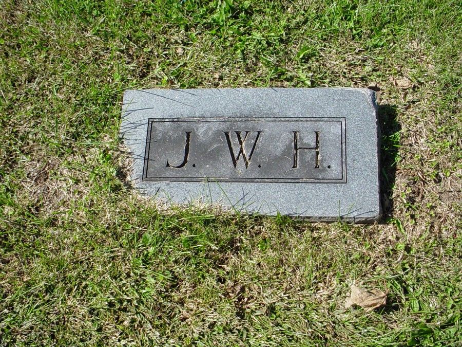  Joseph William Henderson Headstone Photo, Auxvasse Cemetery, Callaway County genealogy