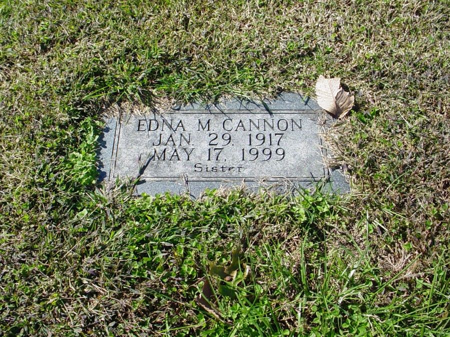  Edna M. Cannon
