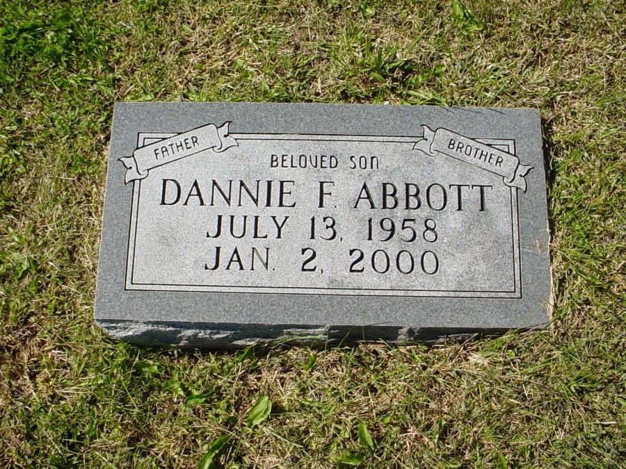  Dannie Fremont Abbott Headstone Photo, Auxvasse Cemetery, Callaway County genealogy