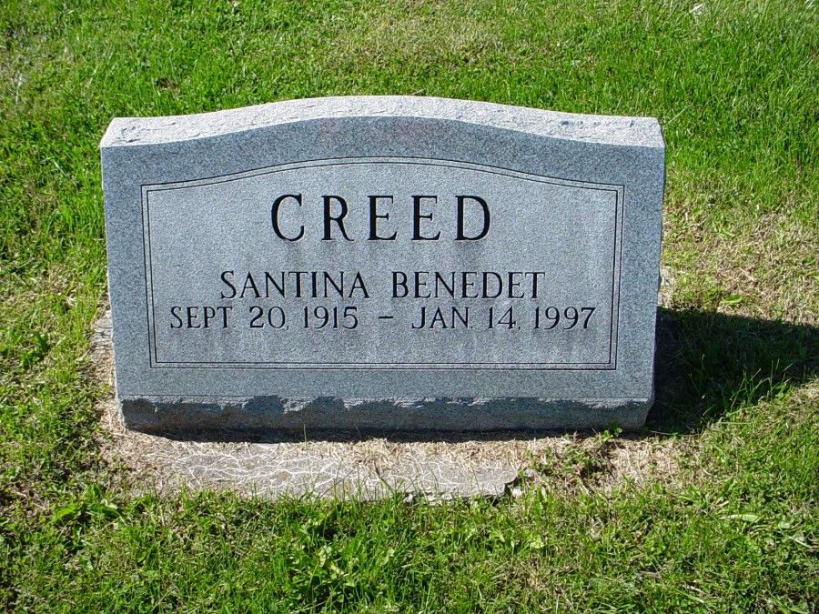  Santina Benedet Creed
