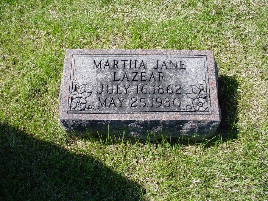  Martha Jane Hughes Lazear