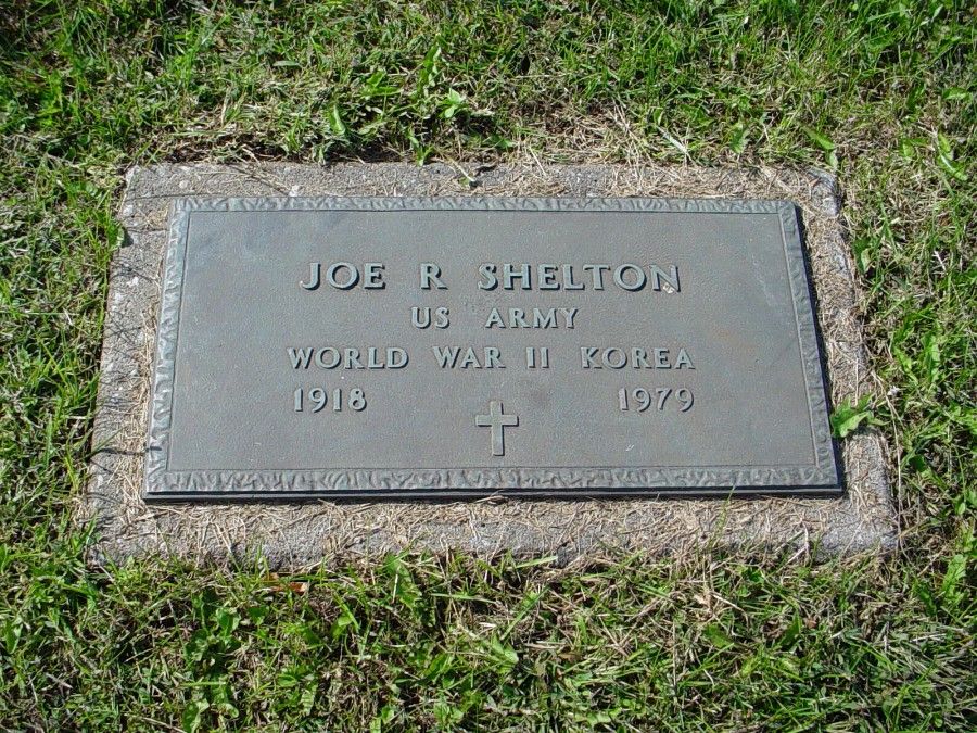  Joe R. Shelton Headstone Photo, Auxvasse Cemetery, Callaway County genealogy