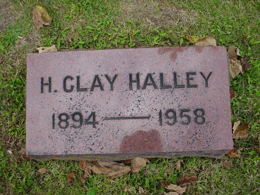  Henry C.D. Halley Jr. Headstone Photo, Auxvasse Cemetery, Callaway County genealogy