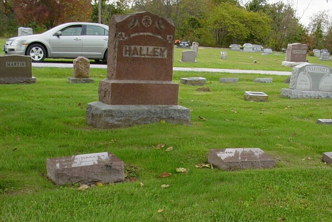  Halley family Headstone Photo, Auxvasse Cemetery, Callaway County genealogy