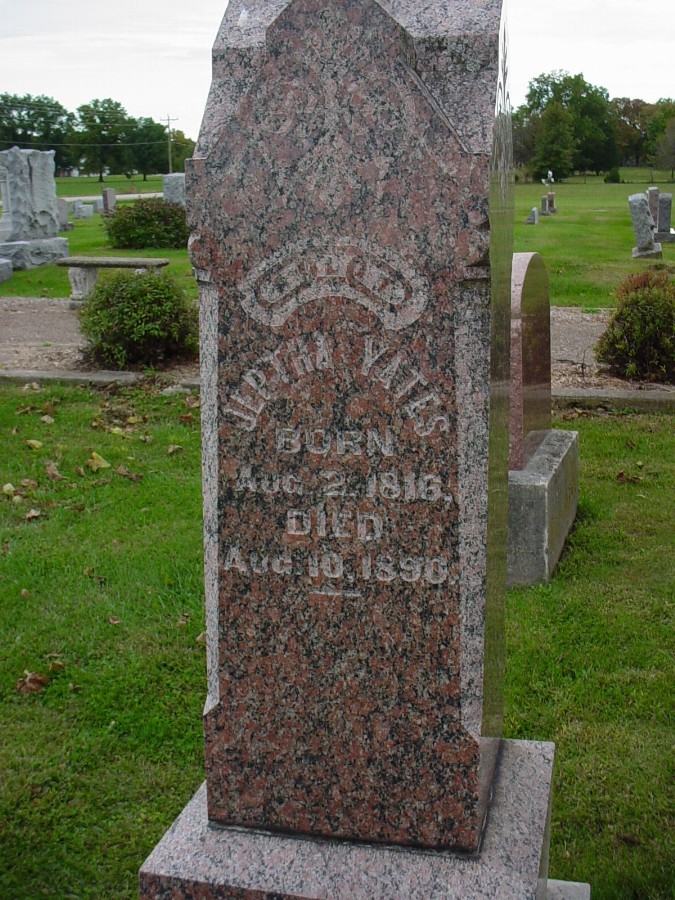  Jeptha Yates Headstone Photo, Auxvasse Cemetery, Callaway County genealogy