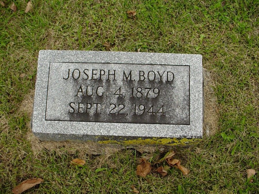  Joseph McKamey Boyd Headstone Photo, Auxvasse Cemetery, Callaway County genealogy