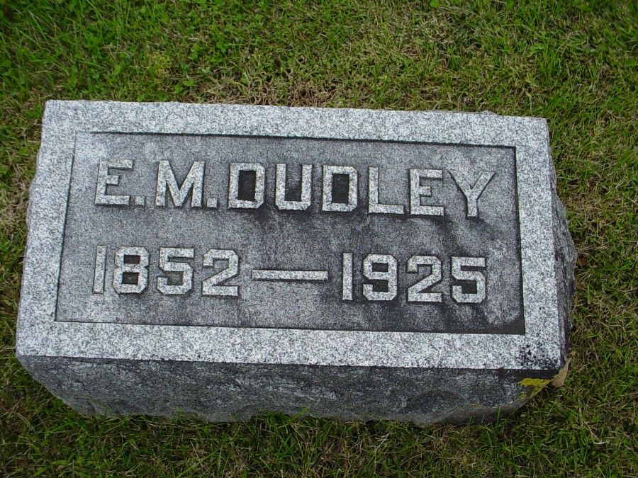  Eldridge Marcellus Dudley Headstone Photo, Auxvasse Cemetery, Callaway County genealogy