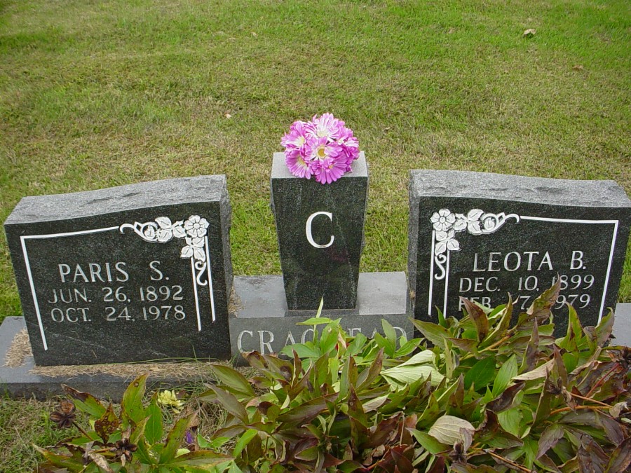  Craghead headstone Headstone Photo, Auxvasse Cemetery, Callaway County genealogy