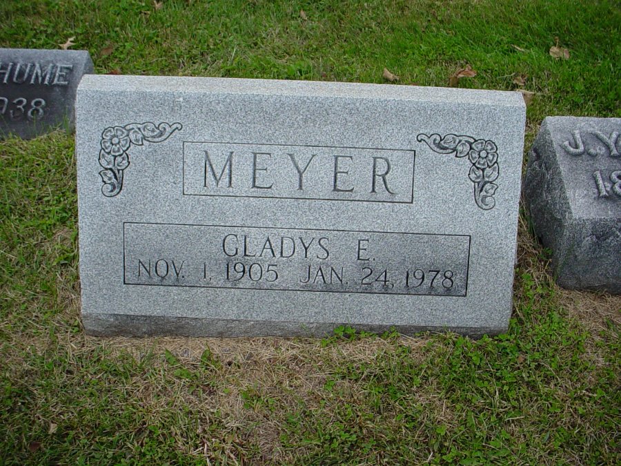  Gladys E. Meyer