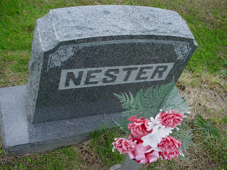  Nester family Headstone Photo, Auxvasse Cemetery, Callaway County genealogy