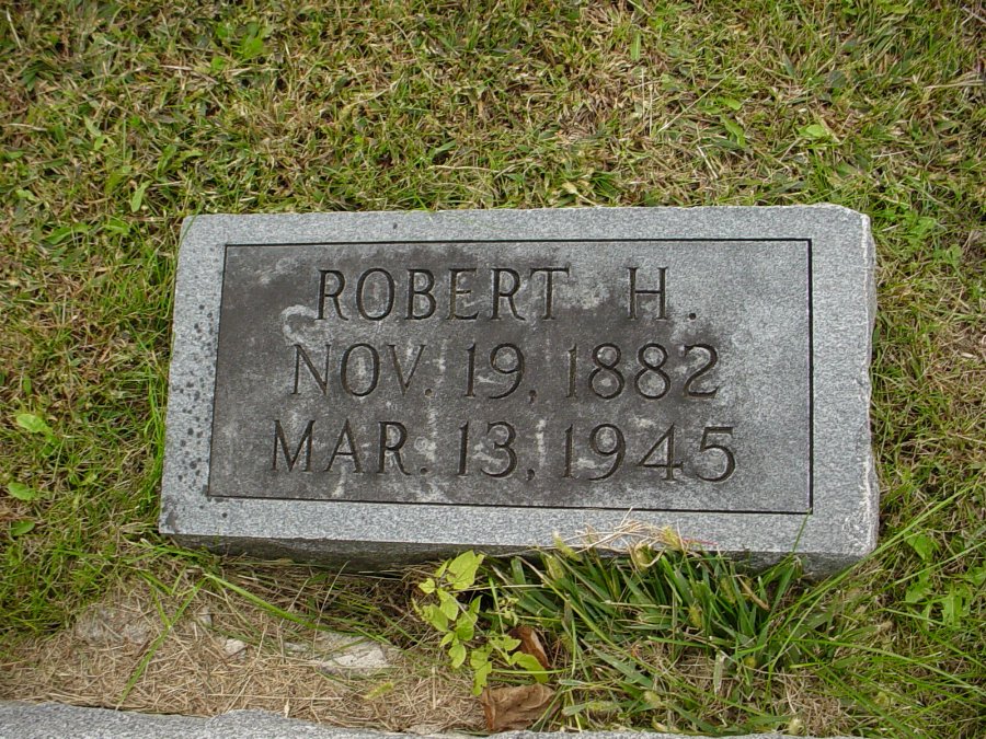  Robert H. Thurmond Headstone Photo, Auxvasse Cemetery, Callaway County genealogy