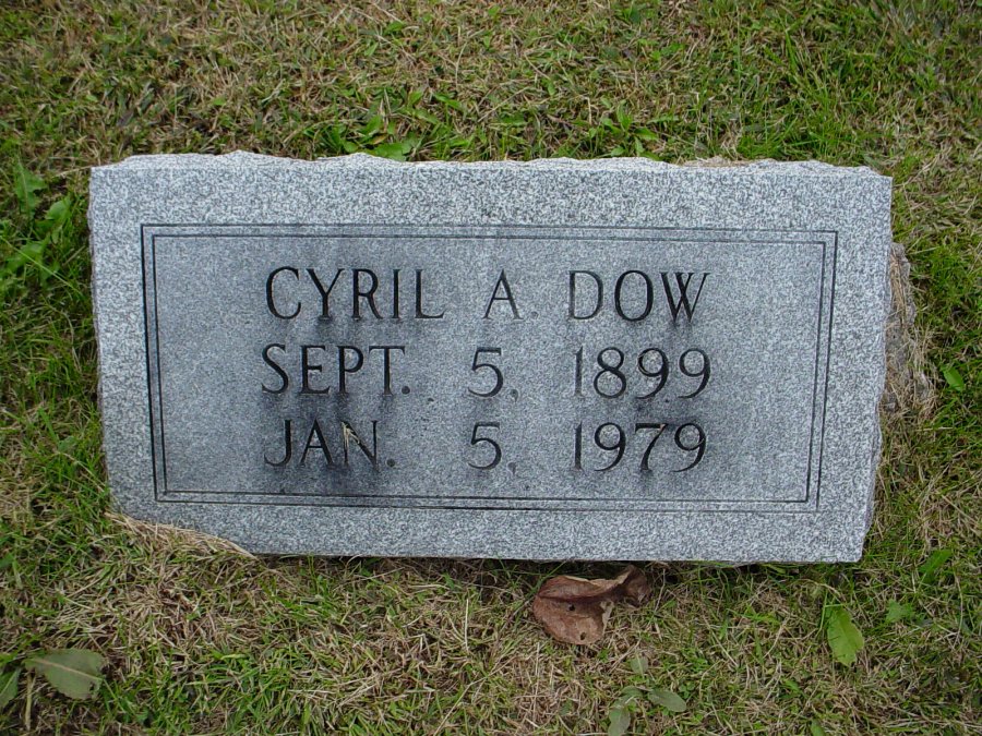  Dow, Cyril A.