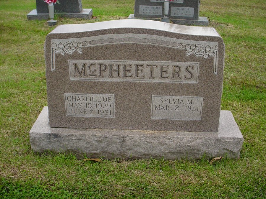  Charlie Joe & Sylvia M. McPheeters