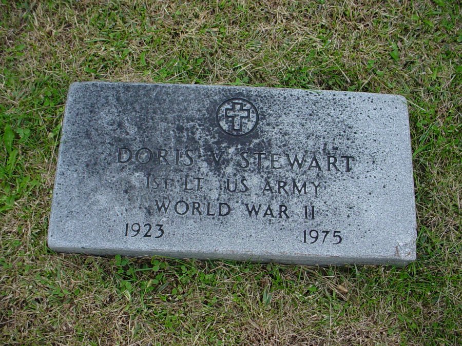  Doris V. Stewart Headstone Photo, Auxvasse Cemetery, Callaway County genealogy