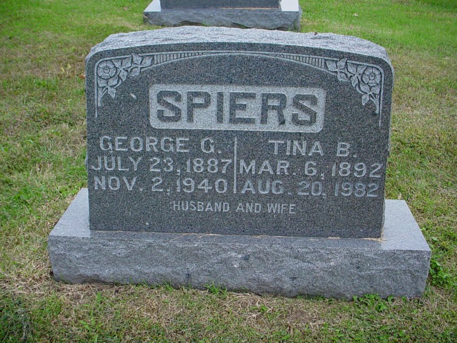  George G. & Tina B. Spiers