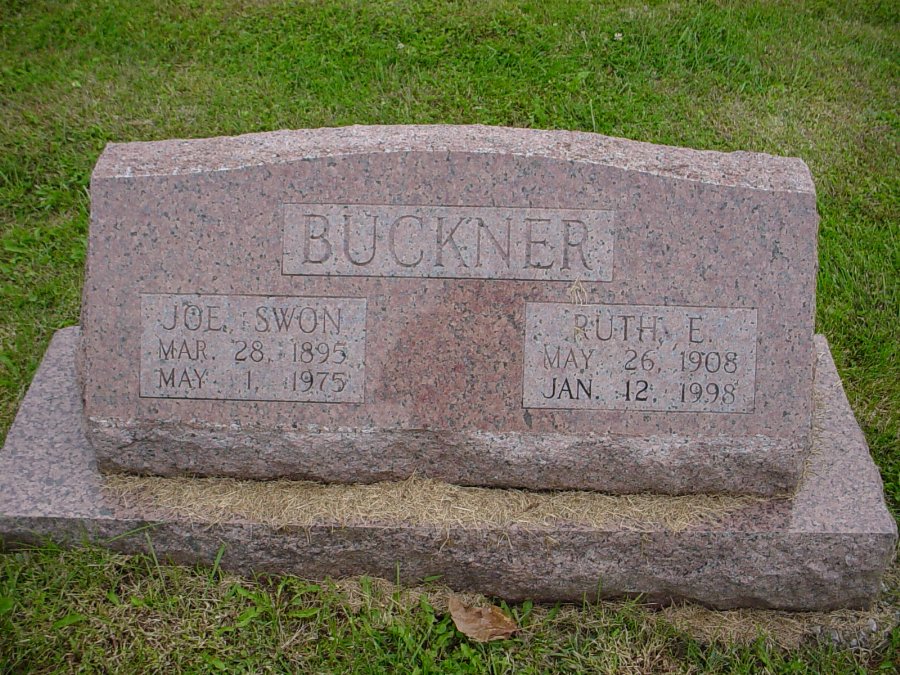  Joe S. & Ruth E. Buckner Headstone Photo, Auxvasse Cemetery, Callaway County genealogy