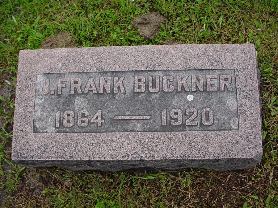  Joseph Frank Buckner Headstone Photo, Auxvasse Cemetery, Callaway County genealogy