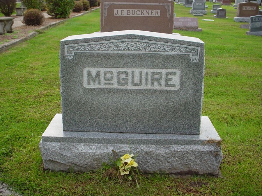  McGuire family Headstone Photo, Auxvasse Cemetery, Callaway County genealogy