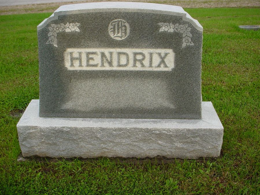  Hendrix family Headstone Photo, Auxvasse Cemetery, Callaway County genealogy