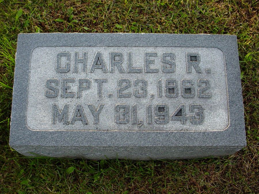  Charles R. Harris Headstone Photo, Auxvasse Cemetery, Callaway County genealogy