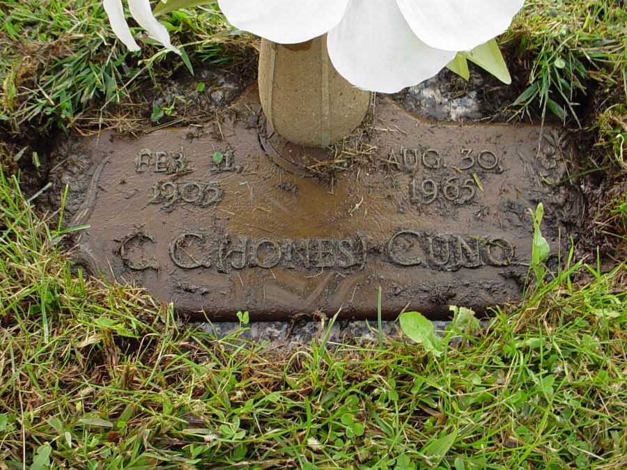  Clarence Charles Cuno Headstone Photo, Auxvasse Cemetery, Callaway County genealogy