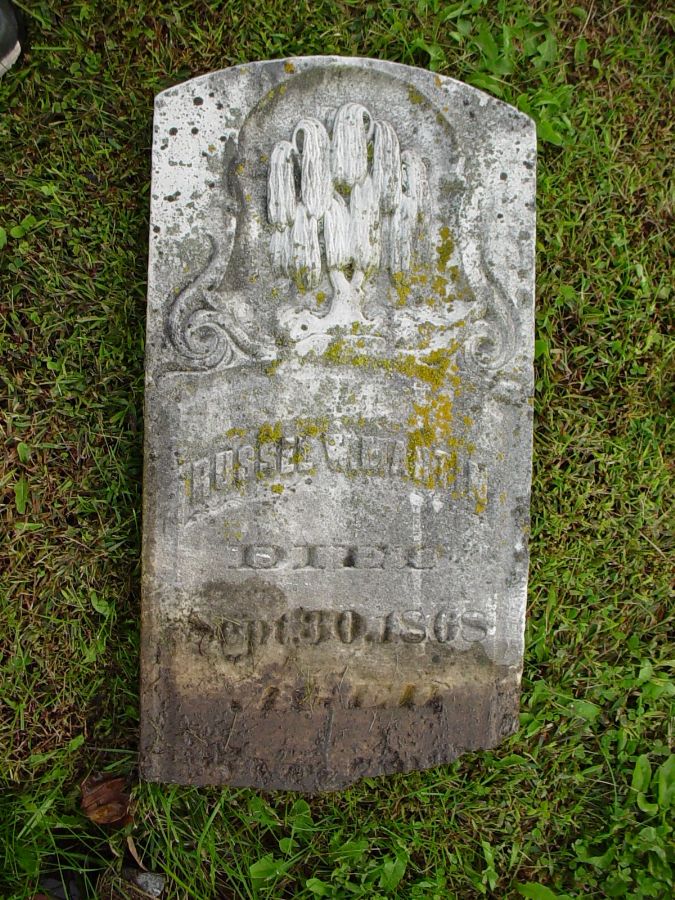  Russel W. Martin Headstone Photo, Auxvasse Cemetery, Callaway County genealogy