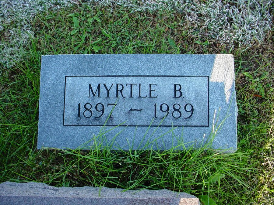 Myrtle B. Stephens Headstone Photo, Auxvasse Cemetery, Callaway County genealogy