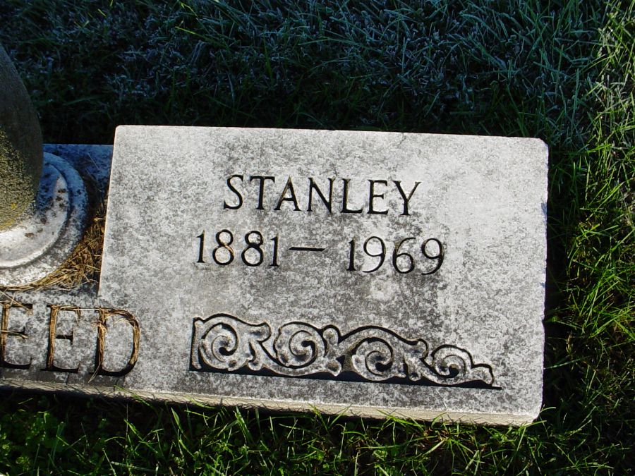  Stanley Ora Pigg Creed Headstone Photo, Auxvasse Cemetery, Callaway County genealogy