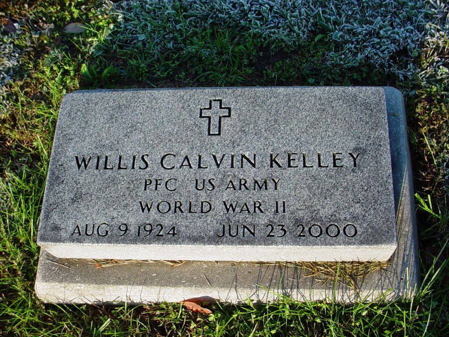  Willis Calvin Kelley Headstone Photo, Auxvasse Cemetery, Callaway County genealogy
