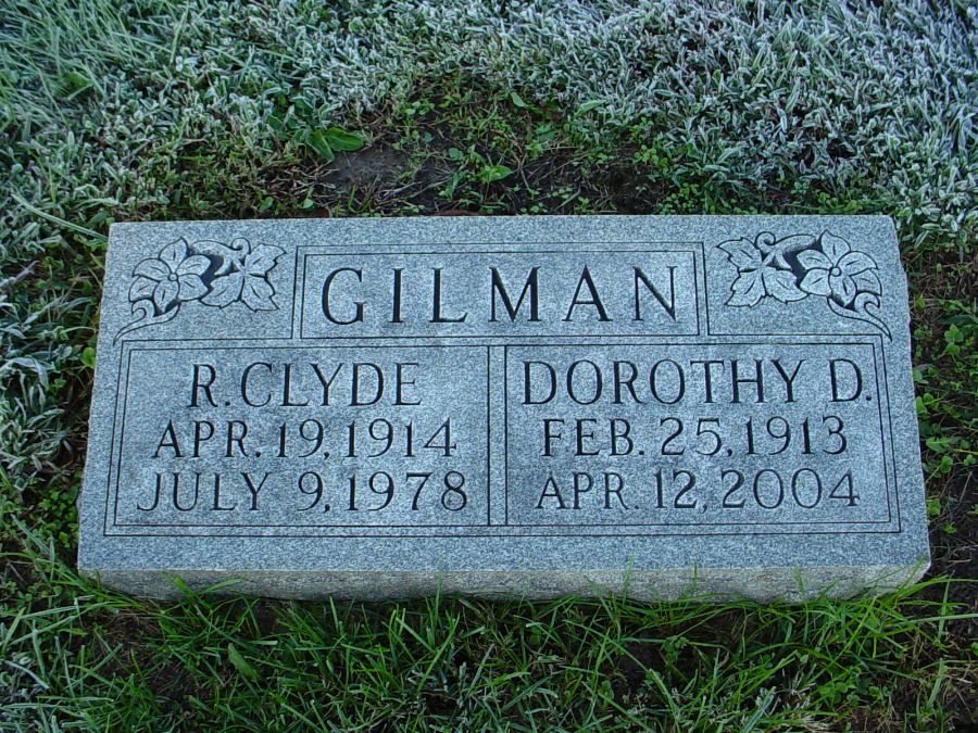  Roy Clyde Gilman & Dorothy D. Love