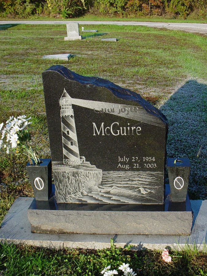  Carol Joyce Moore McGuire Headstone Photo, Auxvasse Cemetery, Callaway County genealogy