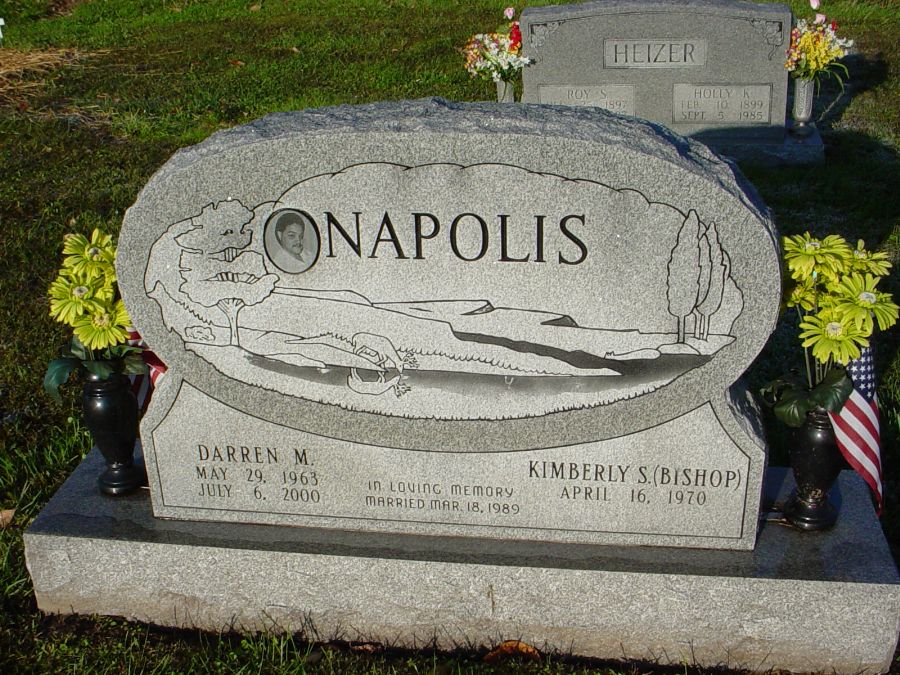  Darren Mitchell Napolis Headstone Photo, Auxvasse Cemetery, Callaway County genealogy