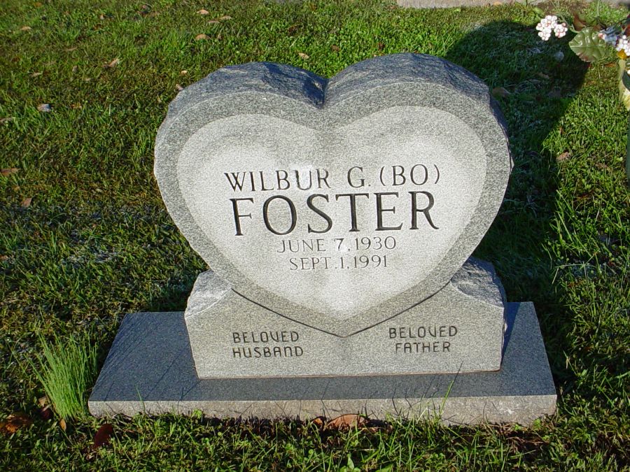  Wilbur G. Foster Headstone Photo, Auxvasse Cemetery, Callaway County genealogy