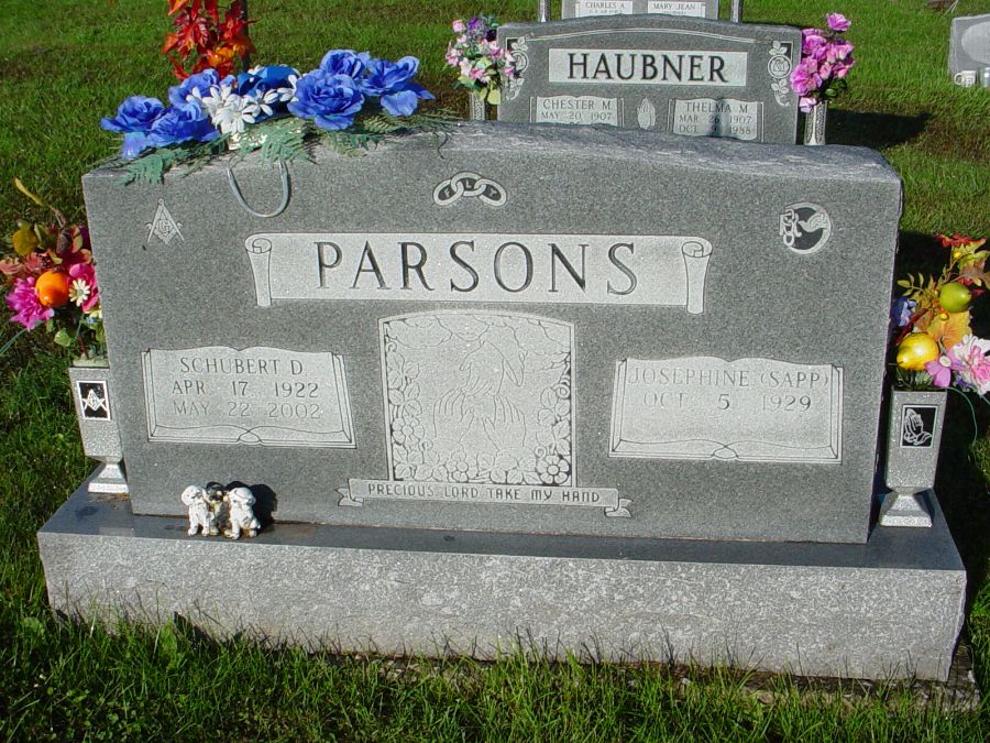  Schubert D. Parsons Headstone Photo, Auxvasse Cemetery, Callaway County genealogy