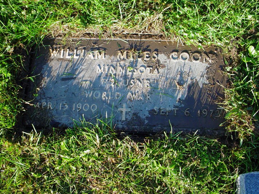  William M. Coon Headstone Photo, Auxvasse Cemetery, Callaway County genealogy