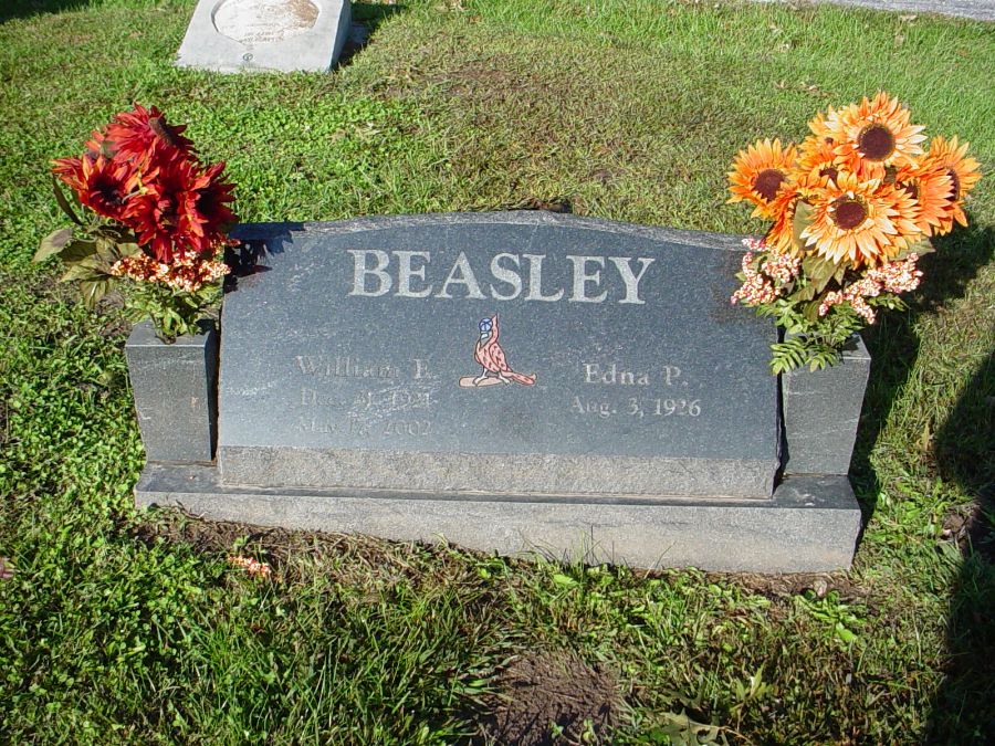  William E. Beasley Headstone Photo, Auxvasse Cemetery, Callaway County genealogy