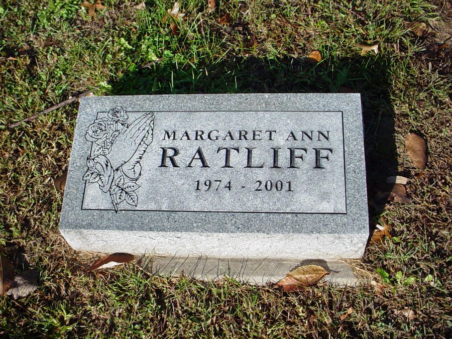  Margaret Ann Ratliff Headstone Photo, Auxvasse Cemetery, Callaway County genealogy