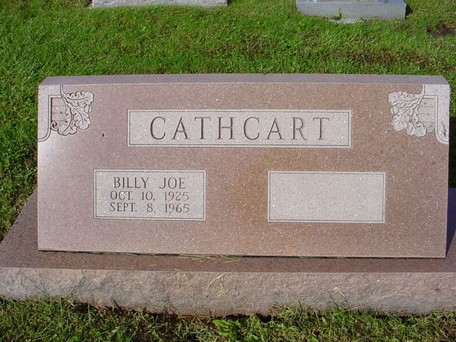  Billy Joe Cathcart Headstone Photo, Auxvasse Cemetery, Callaway County genealogy