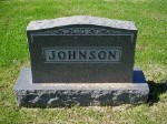 Johnson Family headstone Johnson Family headstone