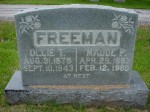  Ollie T. and Maude P. Freeman